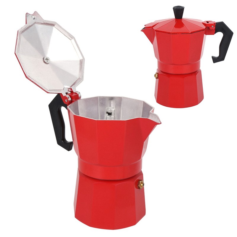 300ML 6‑Cup Capacity Aluminum Coffee Machine Moka Pot Accessories for