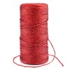 G2PLUS 100M Decorative Metallic String - 1.5mm Red Twine String