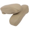 OCPTY Beige Leather Car Seat Armrest Cover - Compatible with