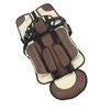 Children Safety Seat Simple Car Portable Seat Foldable Adjustable Strap