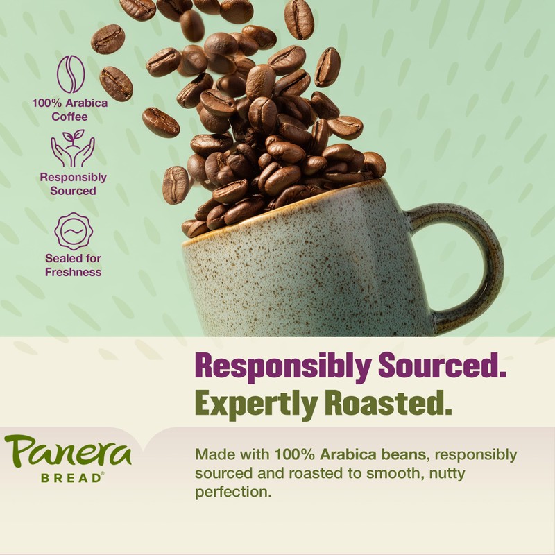 Panera Hazelnut Crème, Ground Coffee, Flavored Coffee, Bagged 12oz