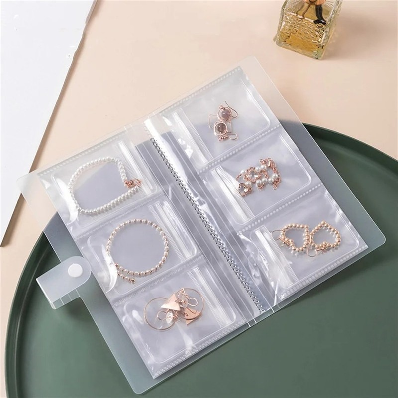 Vellure Travel Jewelry Organizer – Clear Pockets for Tangle-Free Storage,