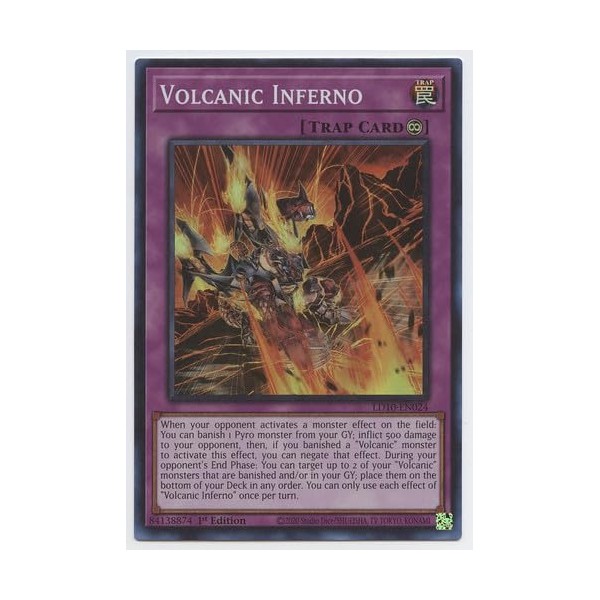 Volcanic Inferno - LD10-EN024 - Super Rare - 1st Edition