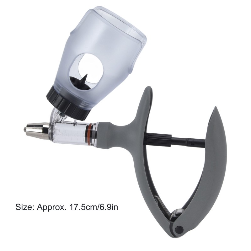 5ml Animal Injector Adjustable and Continuous Animal Syringe Injector for