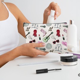 Vancsenia Music Album-Inspired Makeup Bag for Women – Inspirational TS Cosmetic Pouch – Travel, Bridesmaid, Graduation, and Birthday Gift Zippered Bag