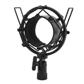 Microphone Shock Mount, Mic Clip Holder Mount for Studio Condenser Microphone Diameter 55-65mm, Anti-Vibration Mic Holder, Mic Mount Reduces Vibration Noise and Shock Mount