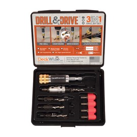 DeckWise Drill & Drive Tool for Pre-Drilling, Countersinking & Driving Decking (Hardwood, Composite, PVC, Pressure Treated)