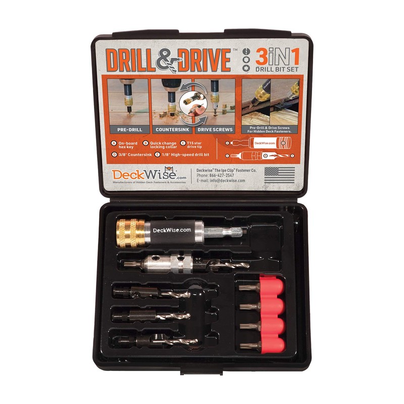DeckWise Drill & Drive Tool for Pre-Drilling, Countersinking & Driving