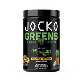 Jocko Fuel Daily Greens Powder - Premium Organic Greens Superfood Powder for Gut Health, Digestion, Bloating, Immune Support with Spirulina, Chlorella, Digestive Enzymes, & Probiotics - 30 Servings