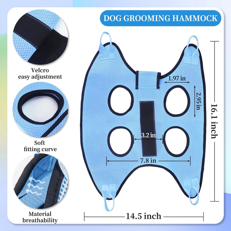 PatiencET Cat Grooming Hammock for Nail Trimming Pet Hammock for