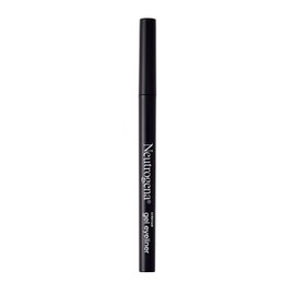Neutrogena Intense Gel Eyeliner with Antioxidant Vitamin E, Smudge- & Water-Resistant Eyeliner Makeup for Precision Application, Jet Black, 0.004 oz