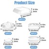 STSTR 222PCS Bump Dots for Visually Impaired, Mixed Sizes Shapes