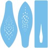 PME SFF20 JEM Lily Stencil, Set of 3, Blue