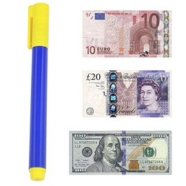 Accessotech Money Checker Pen Forged Bank Note Detector Pens Fake Notes Tester Pen Fraud