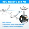 New Trailer U Bolt Kit, Trailer Leaf Spring U Bolts,