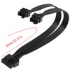QIANRENON 32cm PCI-E 12-pin to Dual 8-pin (6+2pin) Graphics Card
