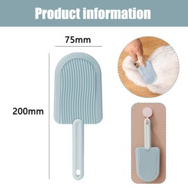 Celery Pets Cat Tongue Comb - Multifunctional Ice Cream Massage Grooming Brush for Dogs, Cats, Bunnies - Soft Pet Hair Shedding Tool