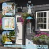 Strackvial Solar LED Angel Wind Chimes, Hanging Angel Wind Chime