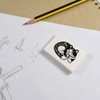 2 x 45mm 'Sleeping Cat' Erasers/Rubbers (ER00043302)
