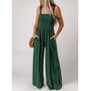 Dokotoo Womens Plus Size Green Jumpsuits for Women Overalls Loose