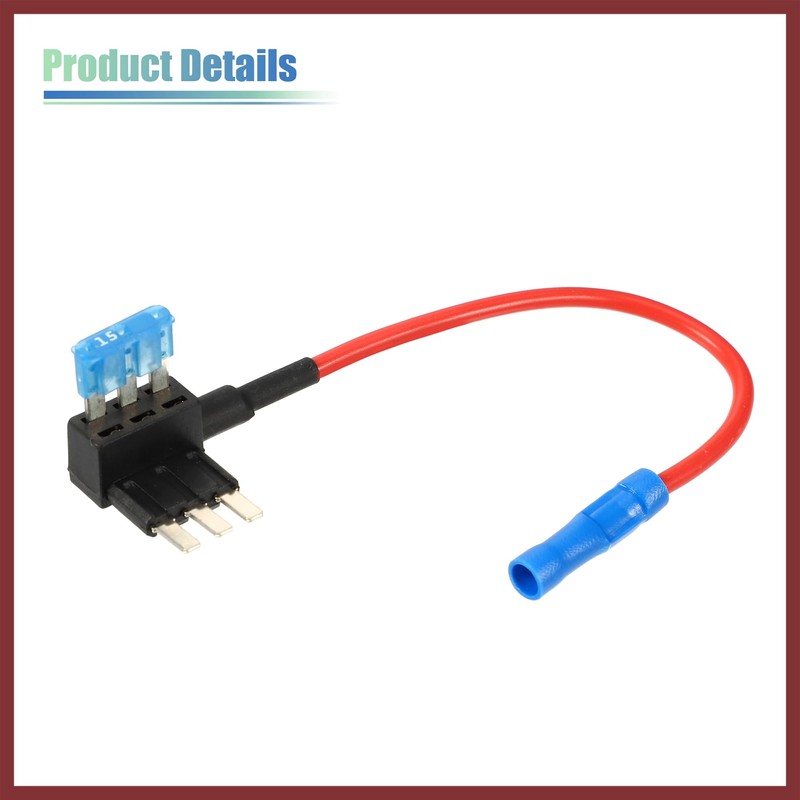 HEROFFIX 1 Set Universal 2pcs Car Fuse Tap Add a