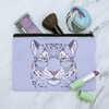 Spotted Snow Leopard Face Makeup Cosmetic Bag Organizer Pouch
