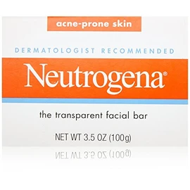 Neutrogena Transparent Facial Bars, Acne-Prone Skin Formula, 3.5 Ounce (Pack of 8)