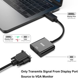 BENFEI DisplayPort→VGA変換アダプタ(DP to VGA)ディスプレイポートVGA変換アダプタ