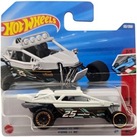 Hot Wheels Dune It Up, Black and White Off-Road Racing Vehicle, Die-Cast Model