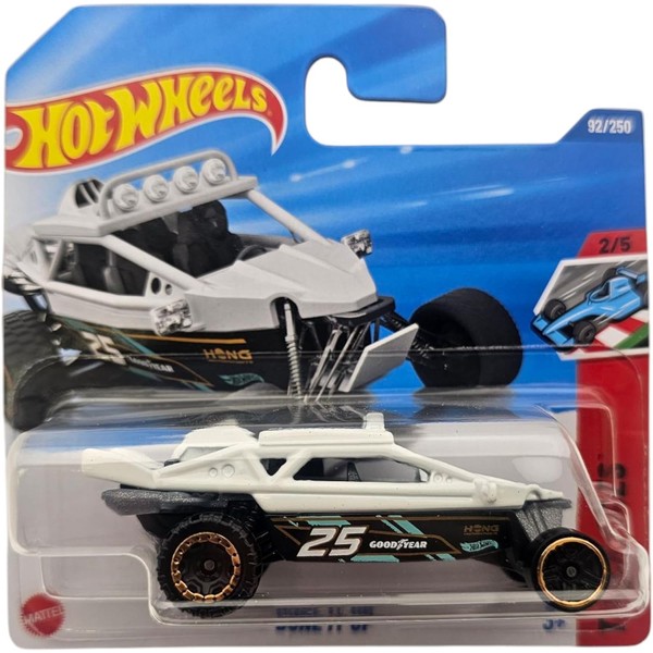 Hot Wheels Dune It Up, Black and White Off-Road Racing