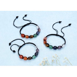 PESOENTH Healing Crystal Chakra Bracelets for Women 8mm Natural Gemstone Beaded Bracelet for Men Chakra Stone Anxiety Relief Bracelet Mens Womens Jewelry Crystal Spiritual gifts