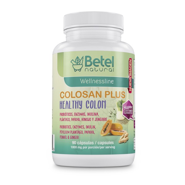 Colosan Plus Colon Cleanse Capsules By Betel Natural - Healthy Colon Detox 