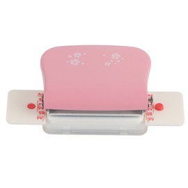 Manual Binding Machines Multipurpose 6 Holes Cinch Book Binding Machine for Home Office Pink