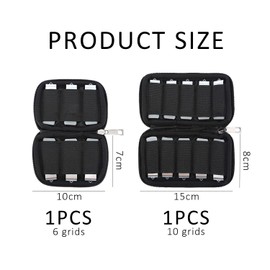 2-Piece U Disk Storage Bag, USB Box, USB Storage Box, Multiple Compartments, U Disk Storage Bag, Portable Protective Case, Waterproof, Dustproof, Mini Storage Bag