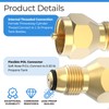 PalpitateC F276172 Replacement for Propane Tank Refill Adapter, fit for