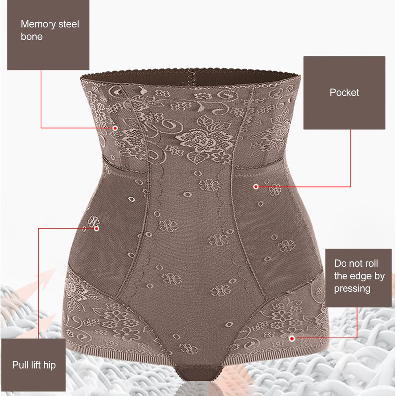 Abdominal Belly Band Pants Shapewear High Waisted Lifting Compression Underwear