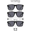 La Optica B.L.M. Men's Sunglasses UV400 CAT3 Lightweight Sport –