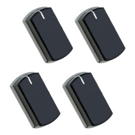 Xatgiouy 4 Pcs Knobs for Belling Cooker, Oven, Hob, Stove, Grill, Replacement Control Knob Dial Compatible with Models 444440165, 444449563, FSDF60DO, FSG60D & More, Part No. 083240900 (Black)