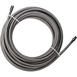 POPULO 100FT Drain Cleaner Replacement Cable – 1/2 Inch Heavy-Duty Solid Core Cable for 2" to 4" Pipes – Compatible with POPULO 100FT Drain Cleaning Machine