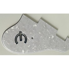 Unbranded Guitar Pickguard For Epiphone Casino Jazz Archtop & E Logo,4 Ply White Pearl