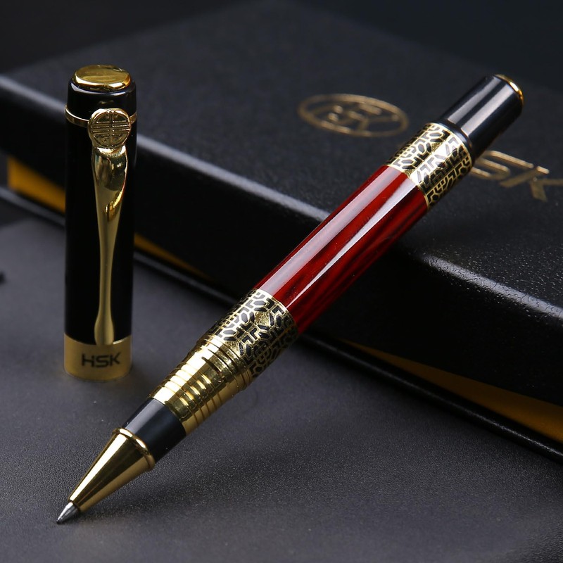 HSK Luxury gift Pen Ballpoint Pens Black Refill,Classical retro style