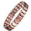 Feraco Feraco Men's Copper Magnetic Bracelet Elegant 99.99% Solid Copper