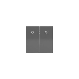 Adorne ASPD1531M4 Paddle Switch, Half-Size, 15A in Magnesium Finish