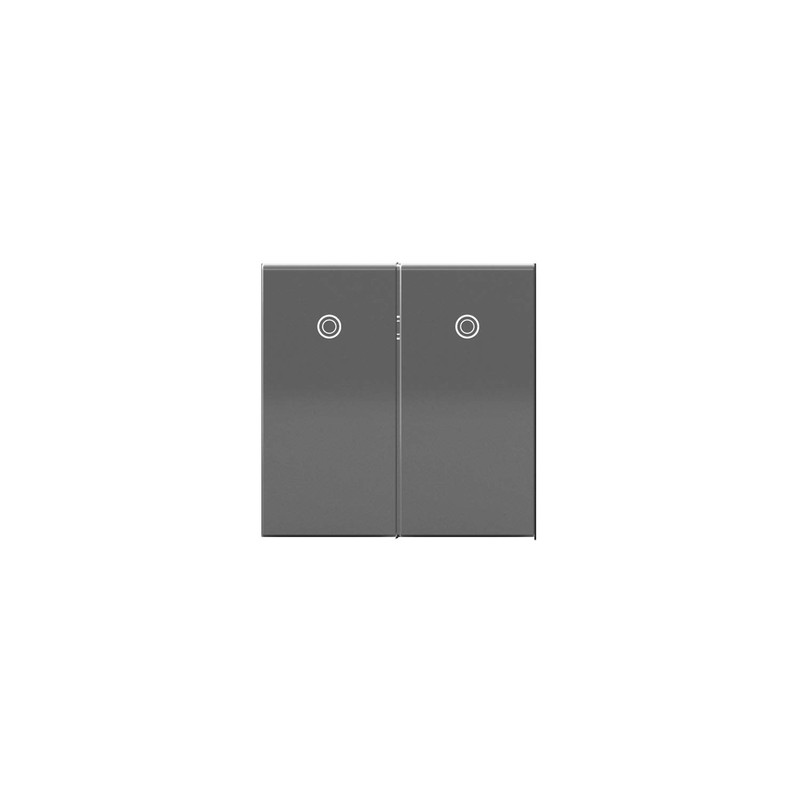 Adorne ASPD1531M4 Paddle Switch, Half-Size, 15A in Magnesium Finish
