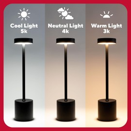 TRU RED Staples LED Desk Lamp, 13.5-inch, Black Metal (TR61984)