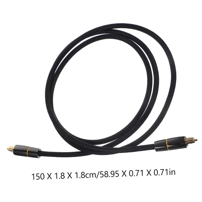 CAXUSD Fiber Audio Cable 1.5m Optic Male to Male Cord