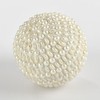 Fennco Styles Pearl Design Ornament Decorative Balls - Set of
