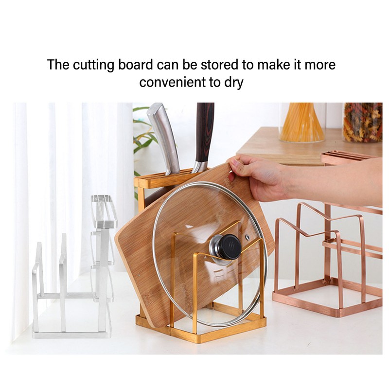 Cutting Board Rack Chopping Board Organizer Stand Holder Multi Purpose