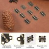 12 Pcs Small Butterfly Hinge for Craft Antique Bronze Hinges
