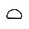 Wuuycoky 1.5" Inner Diameter Black D Rings Buckles D-ring Non-welded